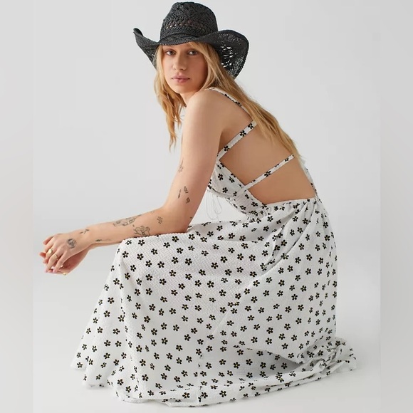 For Love & Lemons Brenda Midi Dress XS - Picture 3 of 10